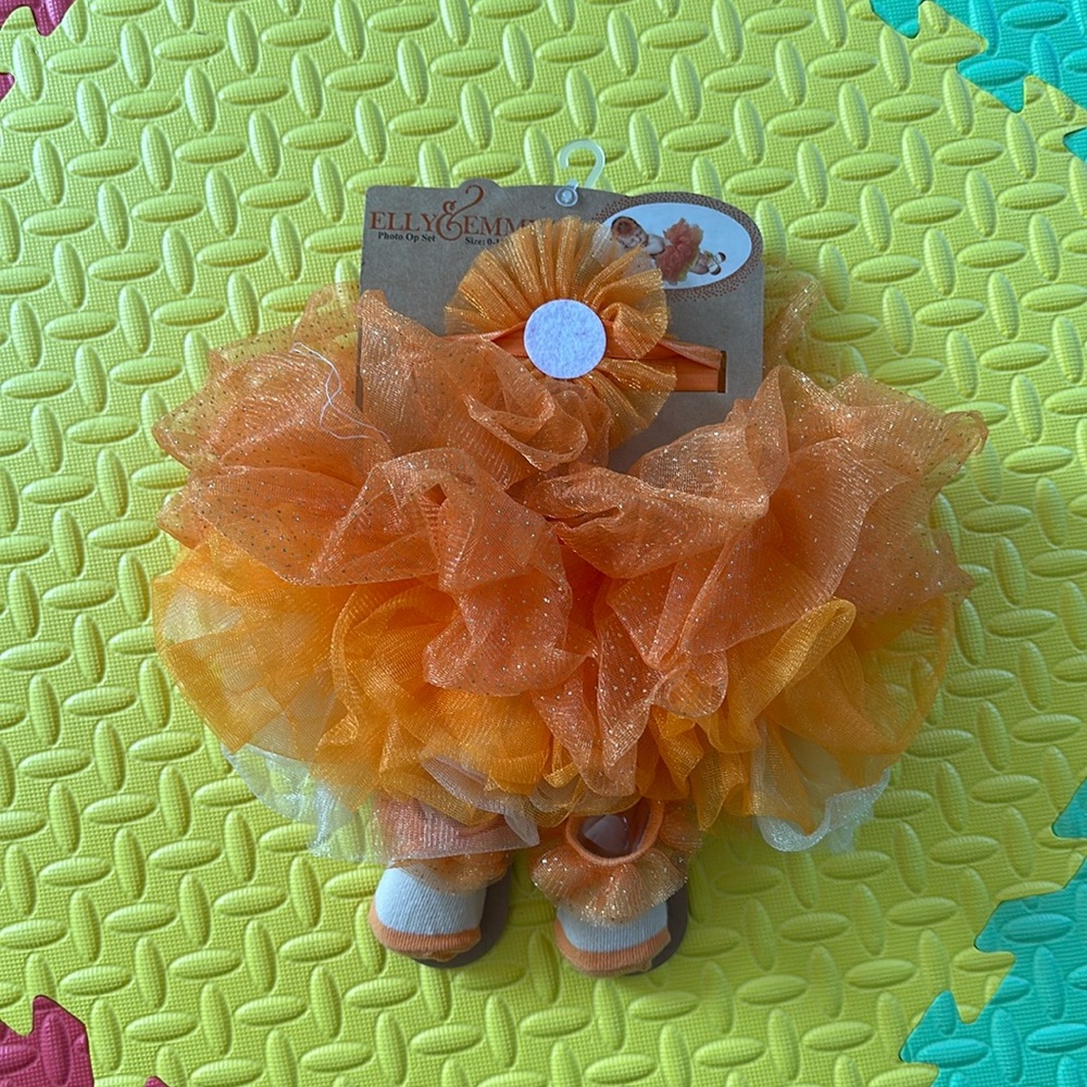 Infant Halloween tutu set